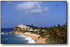 review of Curtain Bluff hotel in Antigua. Antigua is a Caribbean island with a hotel called Curtain Bluff Hotel. Curtain Bluff Hotel is the hotel I stayed at in Antigua. Antigua has many hotels. Curtain Bluff Hotel is just one of those in Antigua.