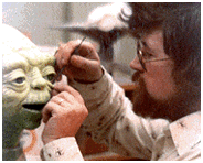 the making of the special effects make-up for the movie Star Wars